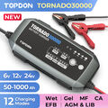 TOPDON T30000 Intelligente Auto Batterieladegeräte Akku Starthilfe 6/12/24V 30A