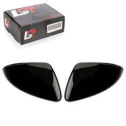 2x Spiegel Abdeckung links rechts deep black glanz für VW Touran 5T GTI GTD R