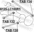 ✅Für FEBEST TAB-134 REAR CROSS LEVER SILENT BLOCK TOYOTA LAND CR ⭐Top-Verkäufer⭐