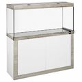 Diversa LED Aquarium Set 120x50x50cm Fine Line 300 Liter rechteck white-truffle