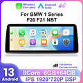 12,3" Android 13 Autoradio CarPlay 8-Kern 64GB DAB+ GPS für BMW 1er F20 F21 NBT