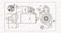 MAGNETI MARELLI ANLASSER STARTER 2kW passend für AUDI A1 A3 Q3 TT SEAT ALTEA