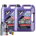 Motoröl 5W40 LIQUI MOLY Synthoil High Tech 10L+BOSCH Ölfilter +Spülung +Cera Tec