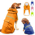 Hundejacke Hunderegenmantel Hundebekleidung Regenjacke für kleine große Hunde 