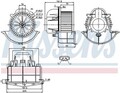 NISSENS 87139 Innenraumgebläse für AUDI,PORSCHE,VW