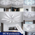 Moderne LED Deckenleuchte Deckenlampe Lampe Kronleuchter Dimmbar Fernbedienung