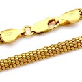 Goldkette 0.8-4.0 mm - 40-75 cm - 24K Vermeil Gold - Halskette - AURIORE