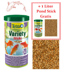 Tetra Pond Varietyr Sticks 1 l Stick Mix für alle Teichfische.