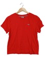 TOMMY JEANS T-Shirt Damen Shirt Gr. DE 38 rot Casual-Look