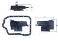 MAHLE Hydraulikfilter, Automatikgetriebe HX 234D für TOYOTA