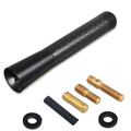 Auto Dach Kurz Stab Antenne 8cm Carbon Design Radio Universal Adapter DAB #E3