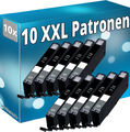 10x XXL TINTE PATRONEN CLI-551GY für CANON PIXMA MG6350 MG7150 MG7550 IP8750