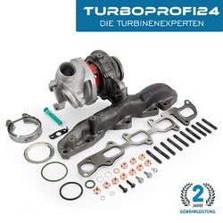 Turbolader Turbo AUDI SEAT SKODA VW VAG 2.0TDI 184PS CUPA CUNA 821866 04L253010HKomplett mit Unterdruckdose Original Garrett