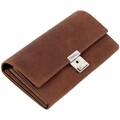 Kellnerbörse, aus Hunter-Leder, grau Alassio 42196 (4021068421961)
