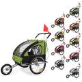 SAMAX Jogger Kinder Fahrradanhänger 2in1 Kinderwagen Aufhängung Kind Kinder Transport