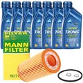 MANN-FILTER ÖLFILTER + 7 LITER ARAL SUPER TRONIC K MOTORÖL 5W30 VW 504.00 507.00
