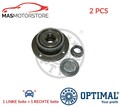 RADLAGERSATZ RADLAGER SATZ PAAR HINTEN OPTIMAL 602509 2PCS H NEU OE QUALITÄT