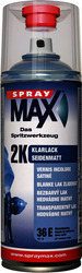 SprayMax 2k Klarlack, glänzend, 400 ml Sprühdose, Transparentlack, farblos, klar