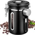 Kaffeedose Aromadose luftdicht Behälter 1,8L Kaffeebohnen Tee Vorratsdose