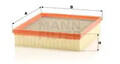 Luftfilter Filtereinsatz C 32 013 MANN-FILTER für VW AMAROK