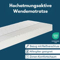 Buona Notte Wendematratze 23cm hoch weiche & feste Seite 7-Zonen-Komfortschaum