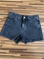 MAVI Jeans Shorts Fransen Schwarz Damen Gr XS