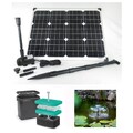50 W SOLAR TEICHPUMPE TAUCHPUMPE SOLARPUMPE FILTER GARTENTEICHPUMPE TEICH GARTEN