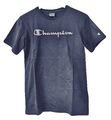 Champion Damen T-Shirt Shirt Kurzarm Rundhals Navy Blau Gr. XL Basic 