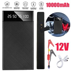 10000mAh Auto Starthilfe Jump Starter KFZ Powerbank 12V Ladegerät Booster 400A