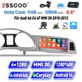 6+128G Für Audi A6 C6 4F MMI 3G 2010-2012 8.8" Carplay Android Autoradio GPS DAB