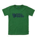 T-Shirt Fjallraven Kinder Logo palmengrün