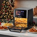 Heißluftfritteuse Air Fryer 15L Backofen Dörrautomat Grill Heissluftfritteuse
