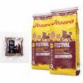 JOSERA Dog Festival 30 kg (2 x 15 kg) + SIMPLY FROM NATURE Insektenprotein-Train