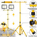 LED Fluter Baustrahler Strahler Scheinwerfer Flutlicht mit Stativ Stecker10-100W