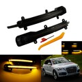 2X Außenspiegel LED Spiegelblinker Smoke Linse Für Audi Q5 8R 2008-17, Q7 4L
