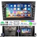 Android14 2+64G Carplay Autoradio GPS NAVI Für Opel Corsa C D Zafira B Astra G H