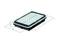 KNECHT MAHLE Luftfilter LX 1588