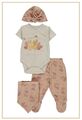 Disney Baby Mädchen König der Löwen 4-teiliges Set Body Leggings Lätzchen & Hut Set 12-18m NEU