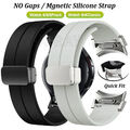 Magnet Silikon Armband für Samsung Galaxy Watch 4 5 6 40/44mm Classic 43/47mm
