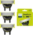 Philips OneBlade original 360-Ersatzklingen für alle OneBlade und OneBlade Pro
