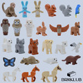 Verschiedene LEGO Tiere. Pferd, Otter, Hund, Katze, Schaf, Eichhörnchen/ANIMALS