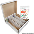 10 Riesen Deck-Boxen Aufbewahrung (weiß für 4000 Karten+ 40 collect-it.de Hüllen