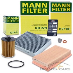 MANN-FILTER INSPEKTIONSPAKET FILTERSATZ A FÜR FORD FOCUS C-MAX 1.6 TDCi BJ 03-07# # # INKL. ÖLABLASS-SCHRAUBE MIT DICHTRING # # #