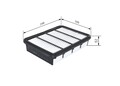 Luftfilter BOSCH F 026 400 165 Filtereinsatz für MAZDA FORD MITSUBISHI BN GL KF