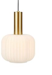 Weiß Messing Glamour Moderne Hängelampe Pendelleuchte 1x40W/E14 IP20 15x350 [cm]