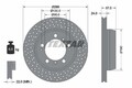 2x TEXTAR Pro+ 92176705 Bremsscheiben Hinten für PORSCHE BOXSTER (986)