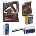 BOSCH Inspektionspaket 8L MANNOL Longlife 504/507 5W-30 für BMW X3 E83 2.0d