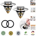 Waschbecken Pop Up Stöpsel Ablaufsieb 2 Stück universal für Badewanne,Küche, ...