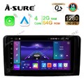 2+64G Für Mercedes Benz ML/GL Klasse W164 X164 Android 14 Autoradio Navi DAB+