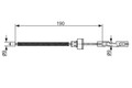 BOSCH HANDBREMSSEIL HINTEN LINKS HINTEN HINTEN RECHTS PASSEND FÜR FORD ECOSPORT